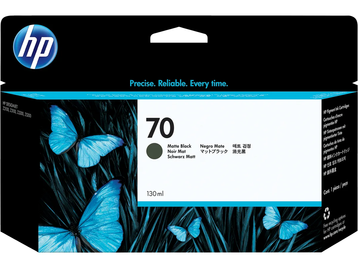 HP HP 70 C9448A Matte Black Ink Cartridge 130ml — product photo