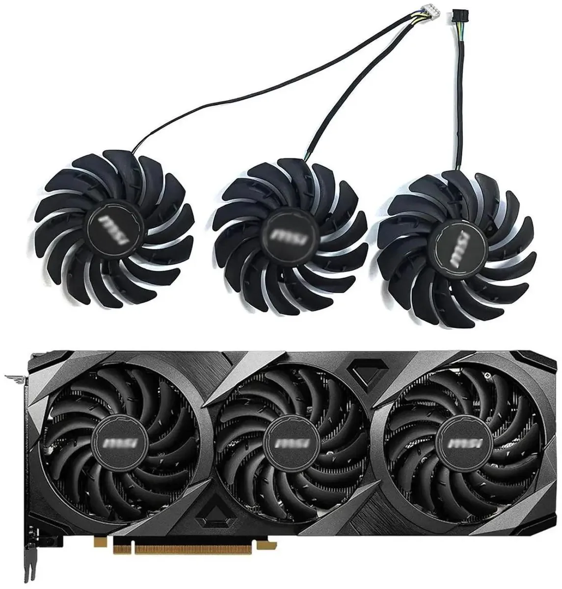 Vszerda Vszerda PLD09210S12HH 85mm 4pin 12V .40A RTX 3060 3070 3080 3090 Ventus 3X fan — product photo