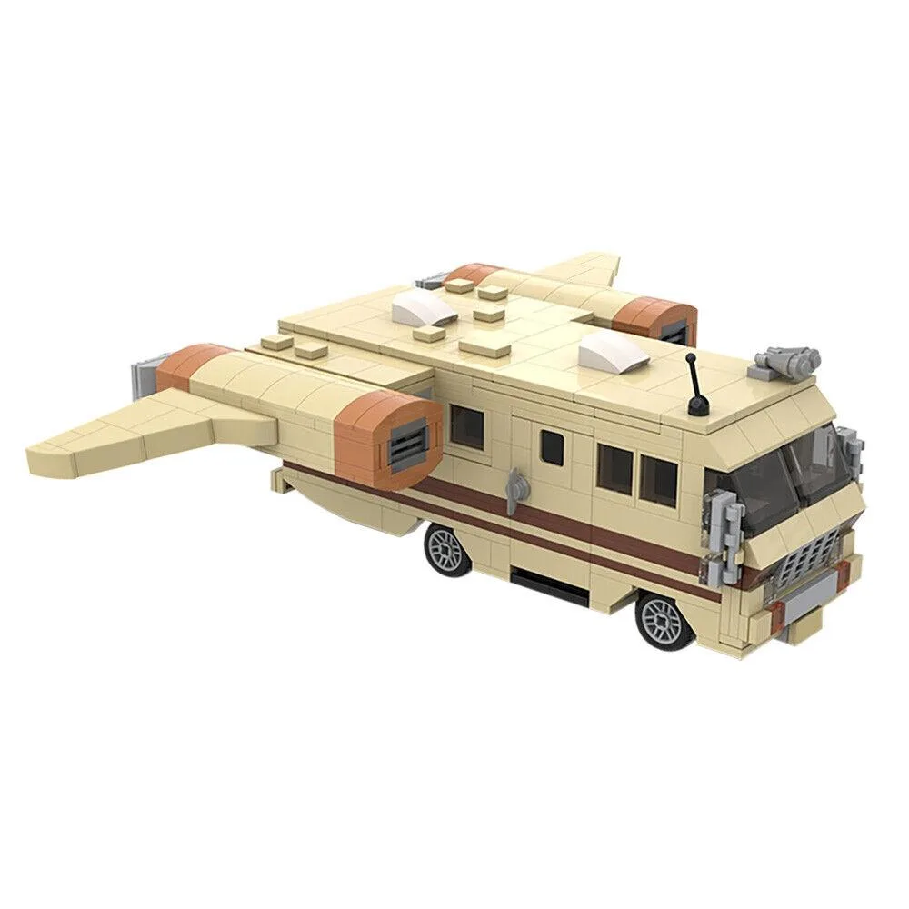 ZITIANYOUBUILD ZITIANYOUBUILD Iconic Vehicle Cars 8 Stud Wide Building Set MOC — product photo