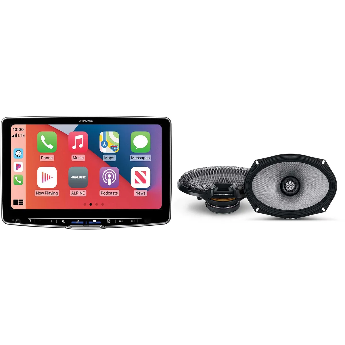 Alpine Alpine iLX-F511 Halo11 11" Receiver with R2-S69 6x9" Coax Bundle — product photo
