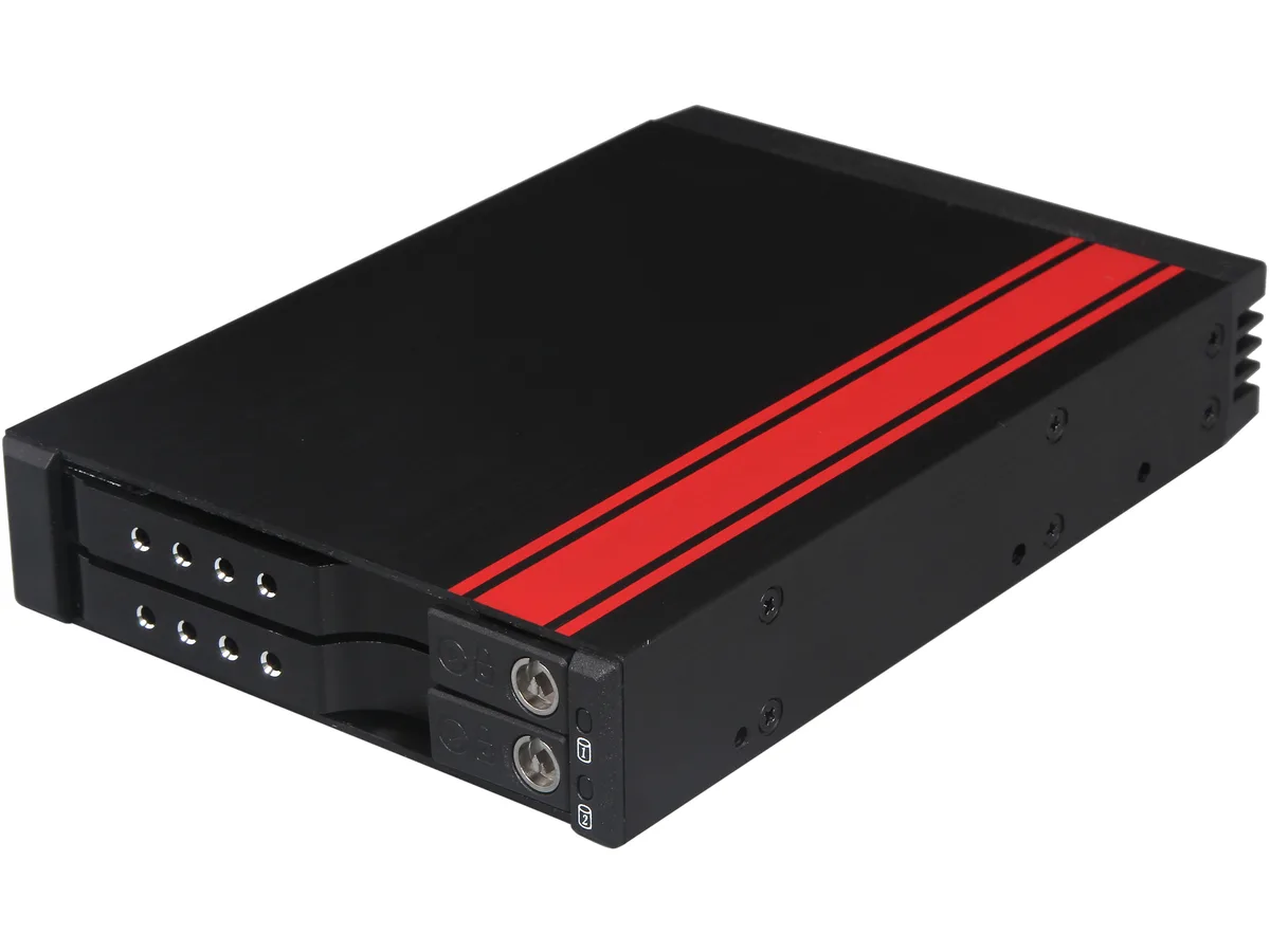 iStarUSA Inc. iStarUSA Inc. BPN-2535DE-SA 3.5" to 2 x 2.5" SATA 6.0 Gbps Hot-swap Rack server accessory — product photo