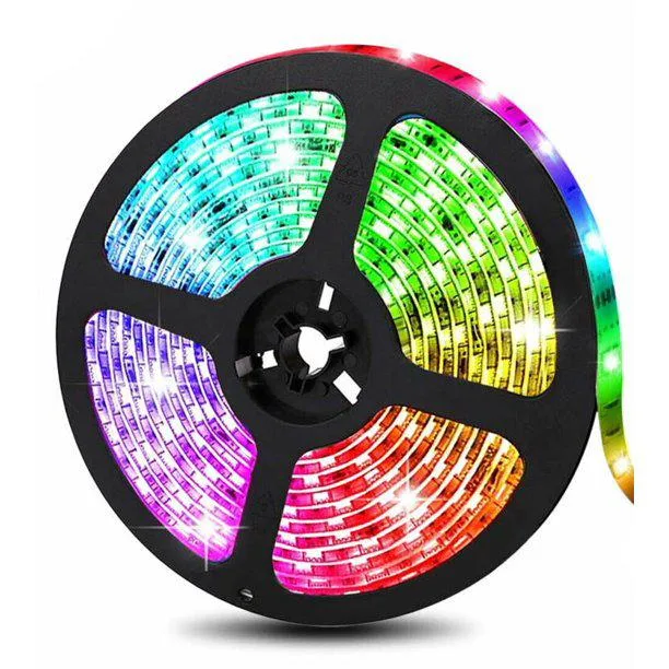 Emerald Electronics USA Emerald Electronics USA 15ft USB LED Strip Light 16-Color RGB Remote SM-720-1638 — product photo