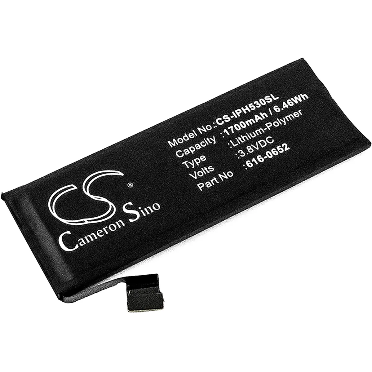Cameron &amp; Co Cameron &amp; Co DS-CS-IPH530SL cell phone battery 1.7 Ah Li-Polymer black — product photo