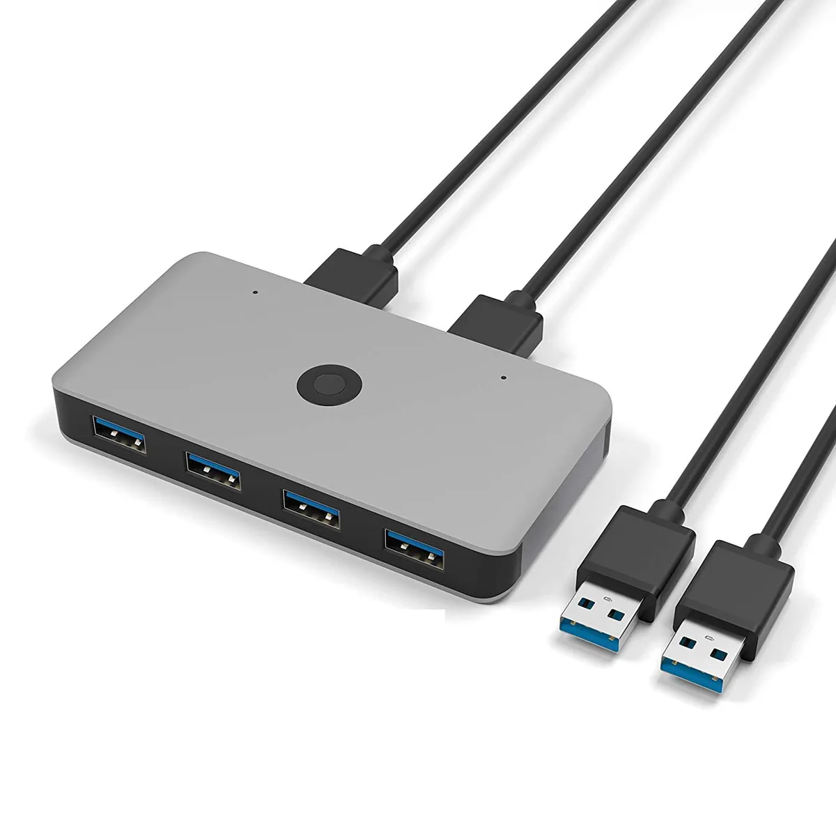 BONAEVER BONAEVER USB 3.0 4-Port KVM Switch 2-Computer 2-Pack 1.5m Cables — product photo