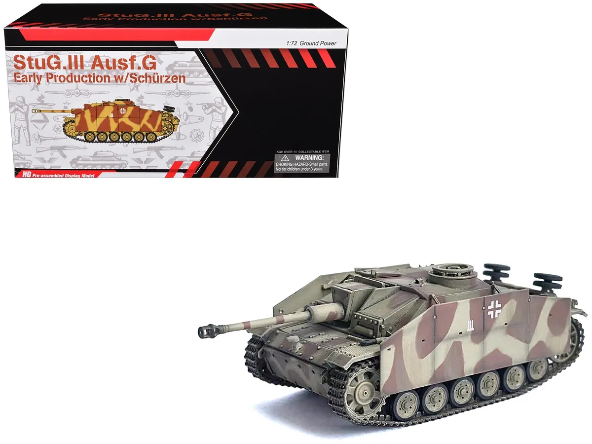 Dragon Models Dragon Models StuG III Ausf. G Early Production Schurzen 1/72 NEO Dragon Armor hobby collectible — product photo