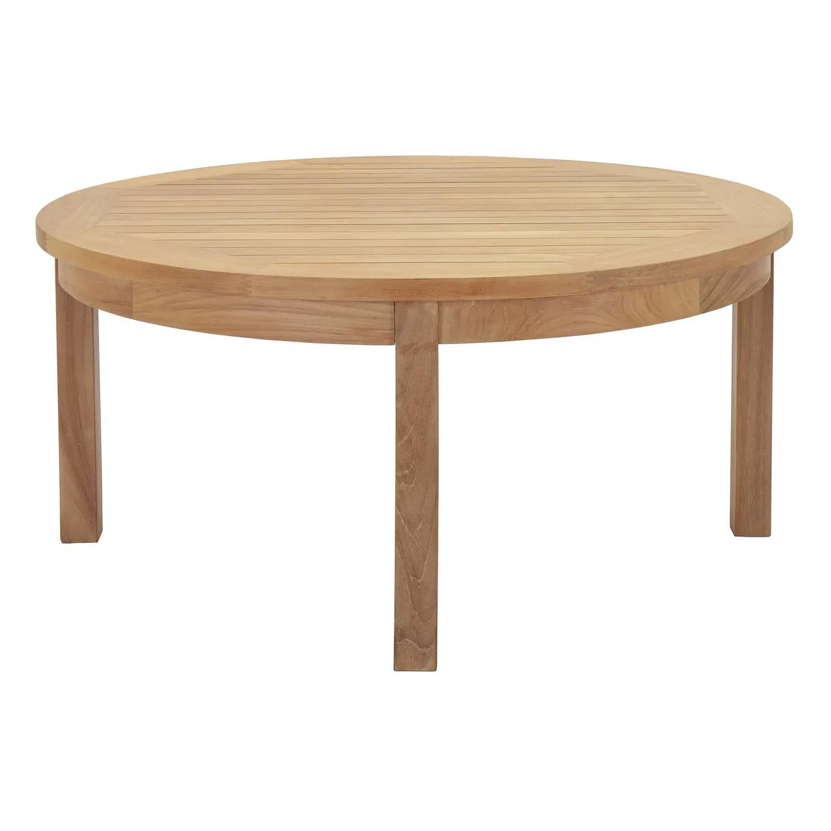 Modway Furniture Modway Furniture Marina Teak Round Coffee Table Natural 40"L 40"W 19"H — product photo