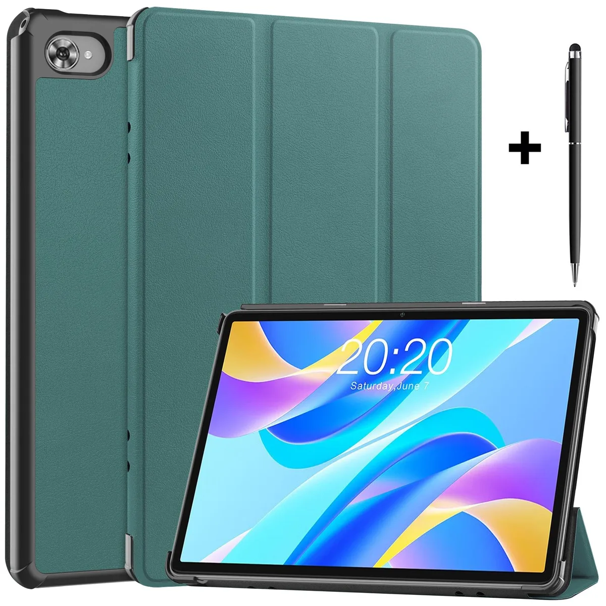 Werleo Werleo tablet case for Teclast M40 Plus P30S P40HD 10.1 inch Dark Green — product photo