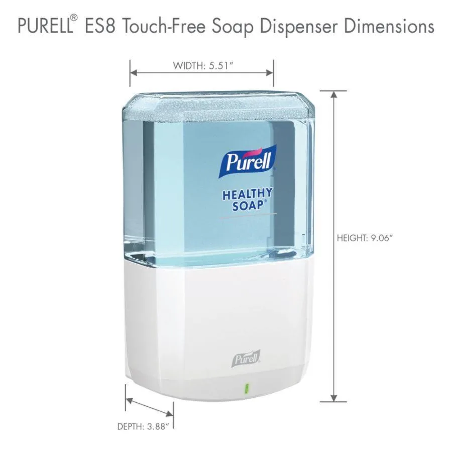 GOJO GOJO ES8 Touch-Free Soap Dispenser 1200mL White 773001 — product photo