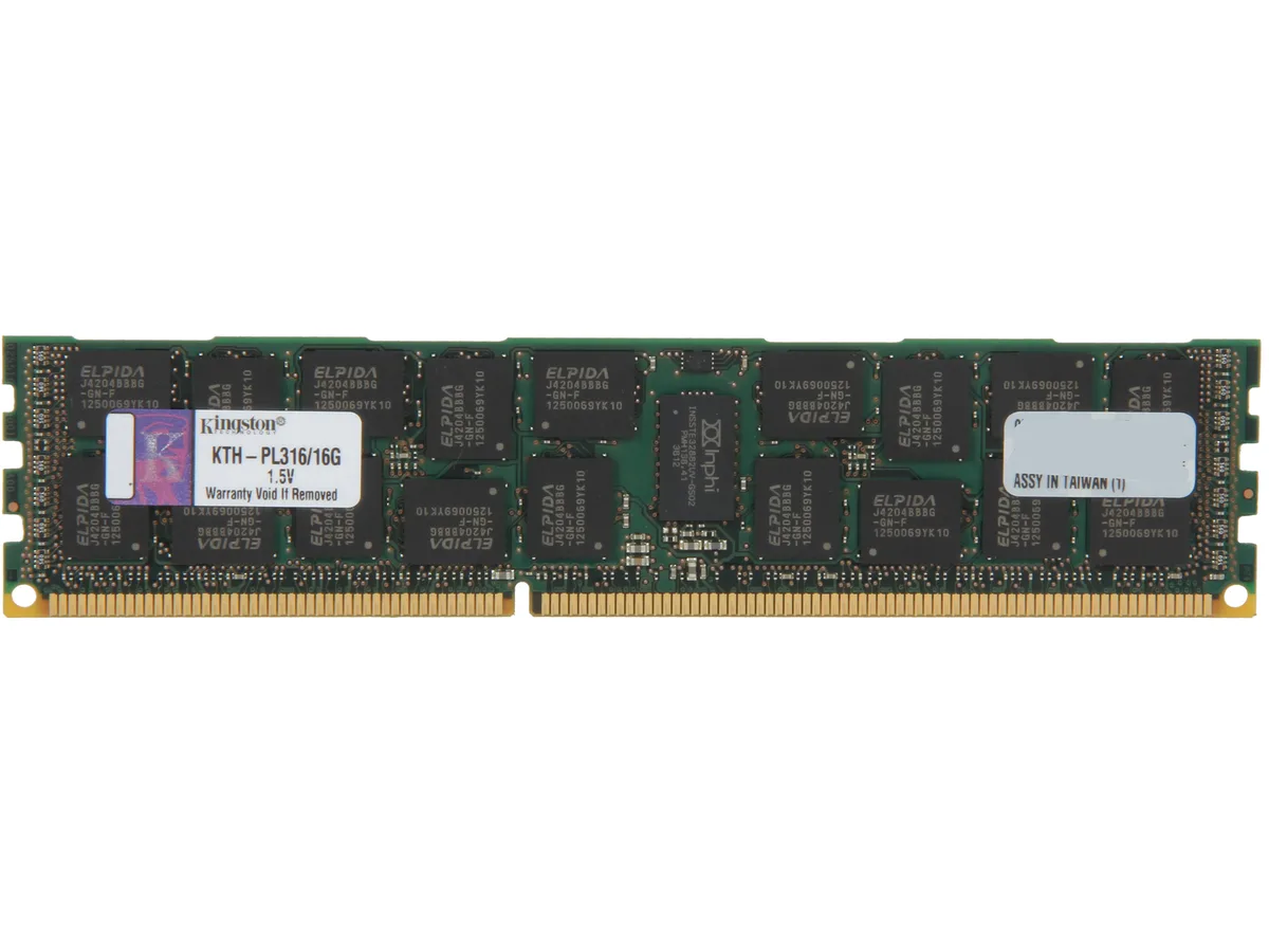Kingston Technology Corp. Kingston Technology Corp. KTH-PL316/16G 16GB DDR3 1600 ECC Registered 240-Pin memory upgrade — product photo
