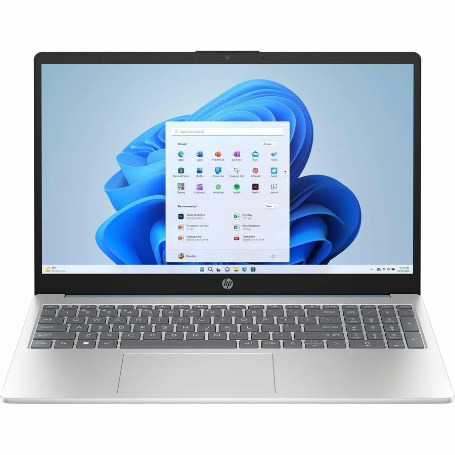 HP HP 15-fd0015tg 15.6" Laptop N200 8GB 256GB Moonlight Blue — product photo