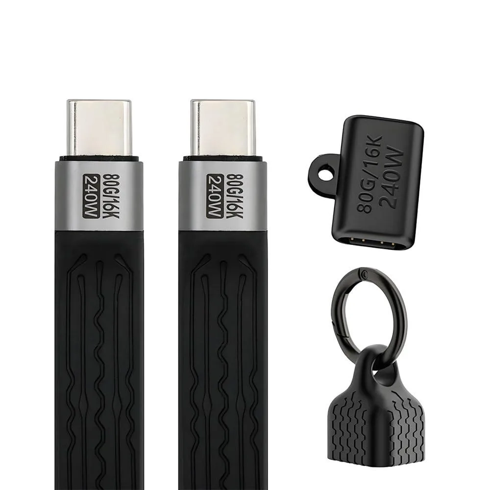 LORDWORLD LORDWORLD USB 5.0 80Gbps FPC Cable 13cm 240W — product photo