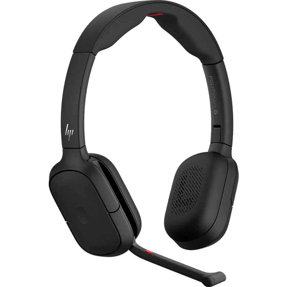 POLY POLY Focus 625 Fold Stereo Bluetooth 5.4 Headset Black — product photo