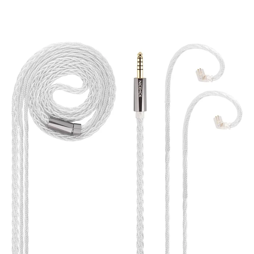 LORDWORLD LORDWORLD 7N Silver Plated OCC IEM Cable 4.4mm QDC — product photo