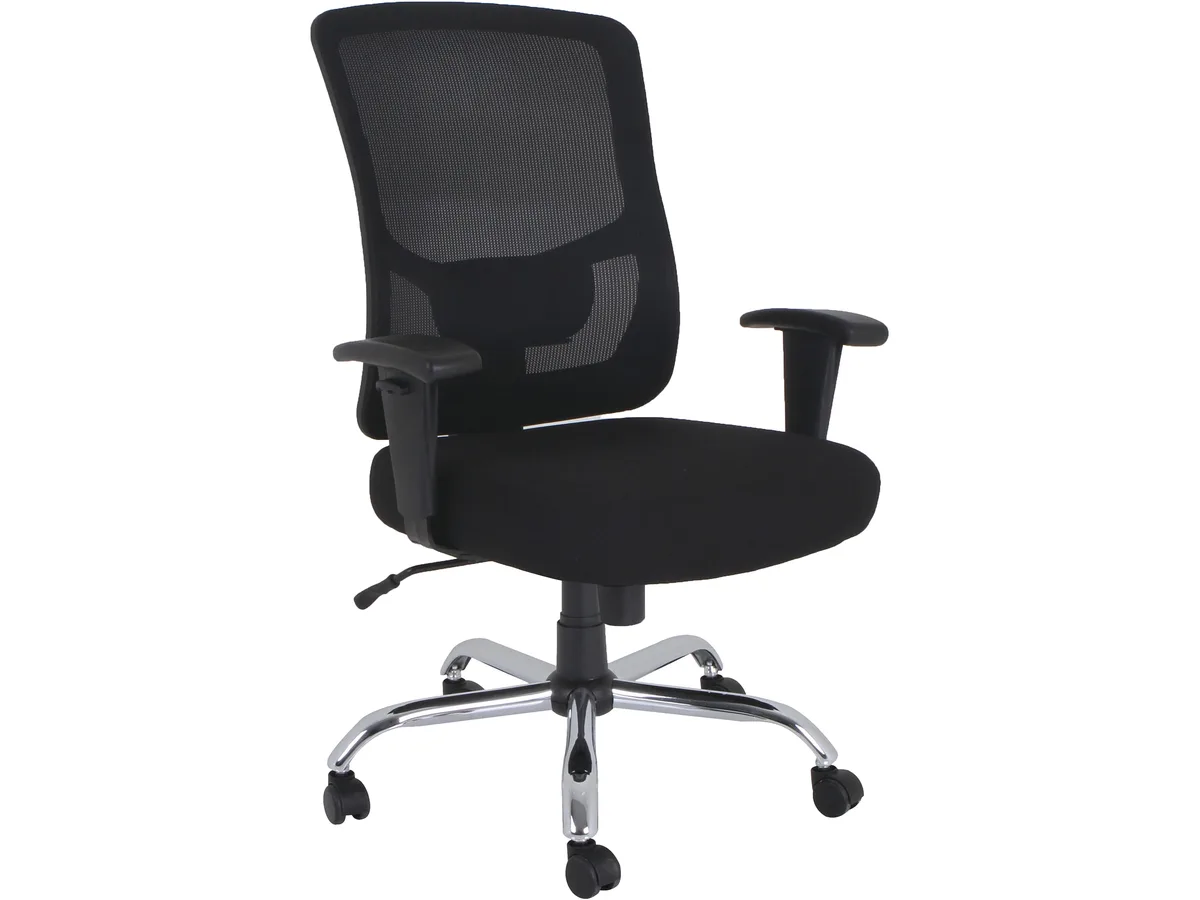 Lorell Lorell 62625 Big &amp; Tall Chair, Black, 400 lb capacity — product photo