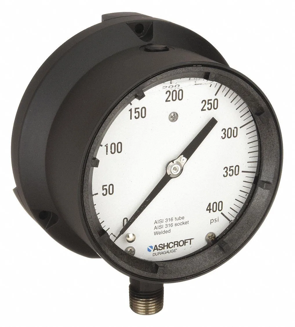 Ashcroft Ashcroft 451379 Process Pressure Gauge 0-400 psi 4 1/2 in Dial — product photo