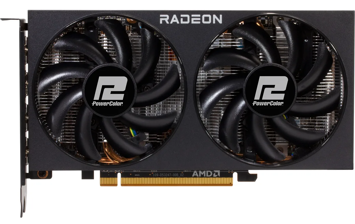 PowerColor PowerColor Fighter Radeon RX 6650 XT AXRX 6650XT 8GBD6-3DH graphics card — product photo