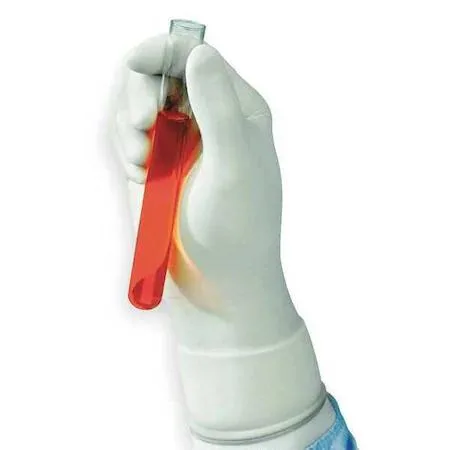 ANSELL ANSELL 93-311 Cleanroom Gloves 12 in L 5 mil White L personal protective equipment — product photo