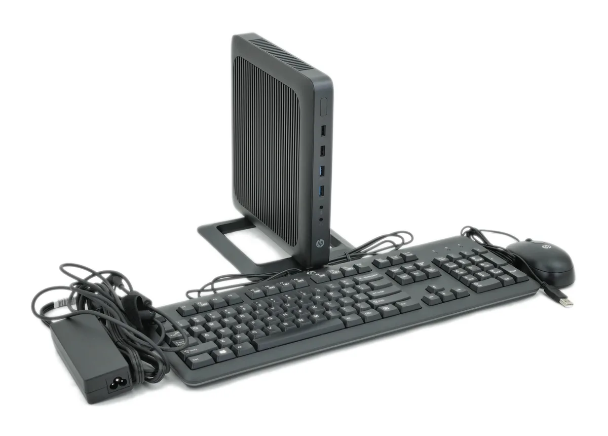 HP HP Flexible Thin Client T620 AMD Gx-415Ga 1.5GHz 8GB RAM 64GB SSD desktop PC — product photo
