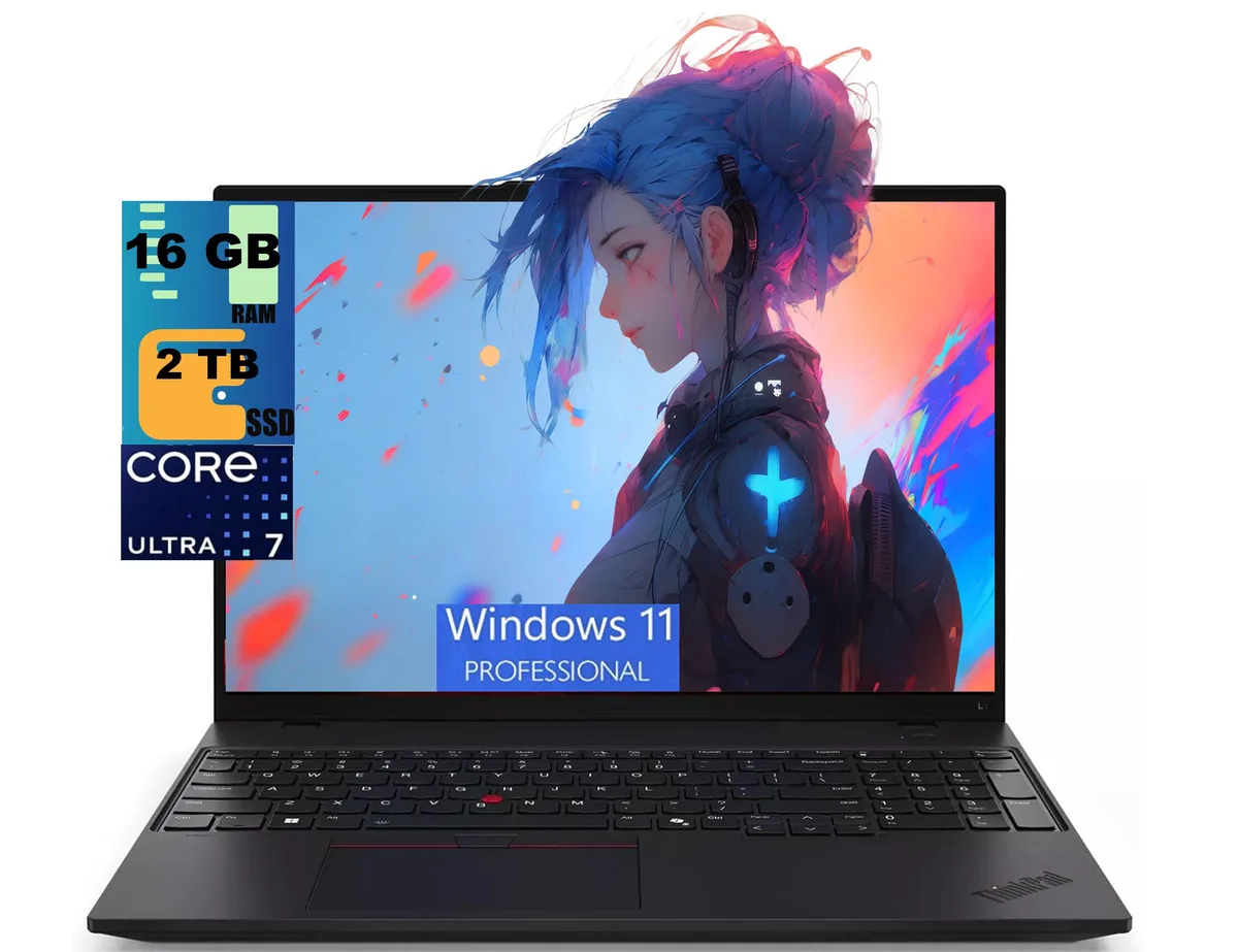 Lenovo Lenovo ThinkPad L16 Gen 2 laptop, Core Ultra 7 255U, 16GB, 2TB SSD, 16" FHD+ — product photo