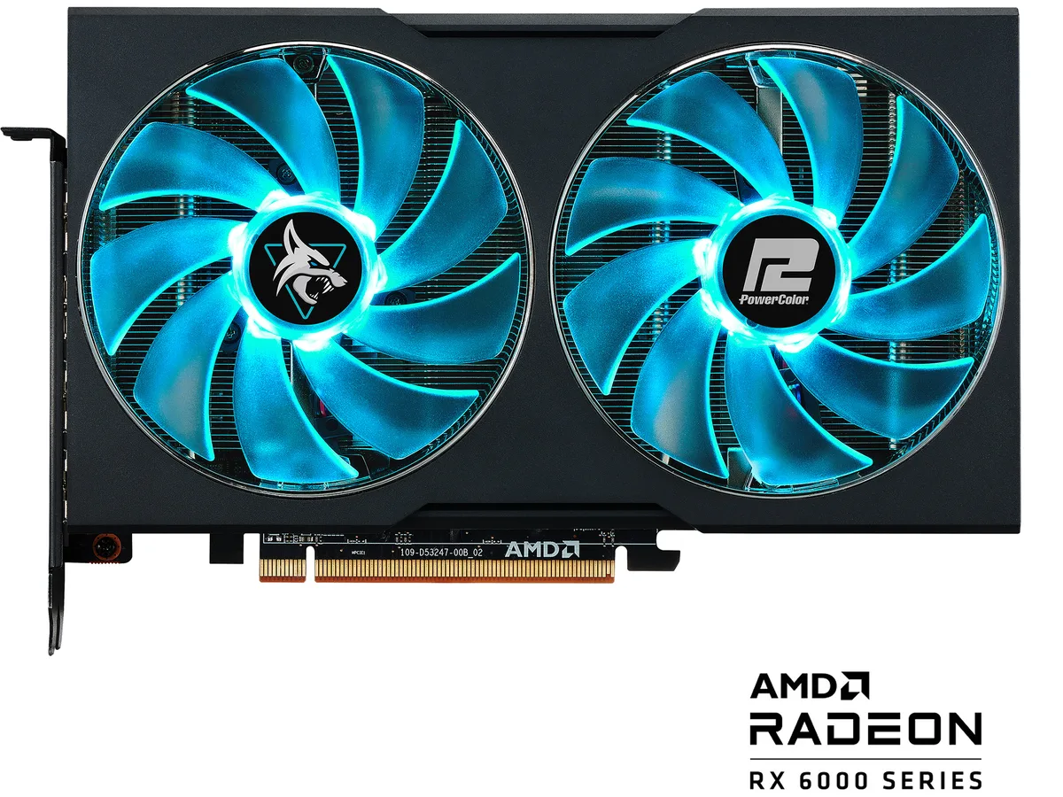 PowerColor PowerColor AXRX 6650XT 8GBD6-3DHL/OC graphics card — product photo