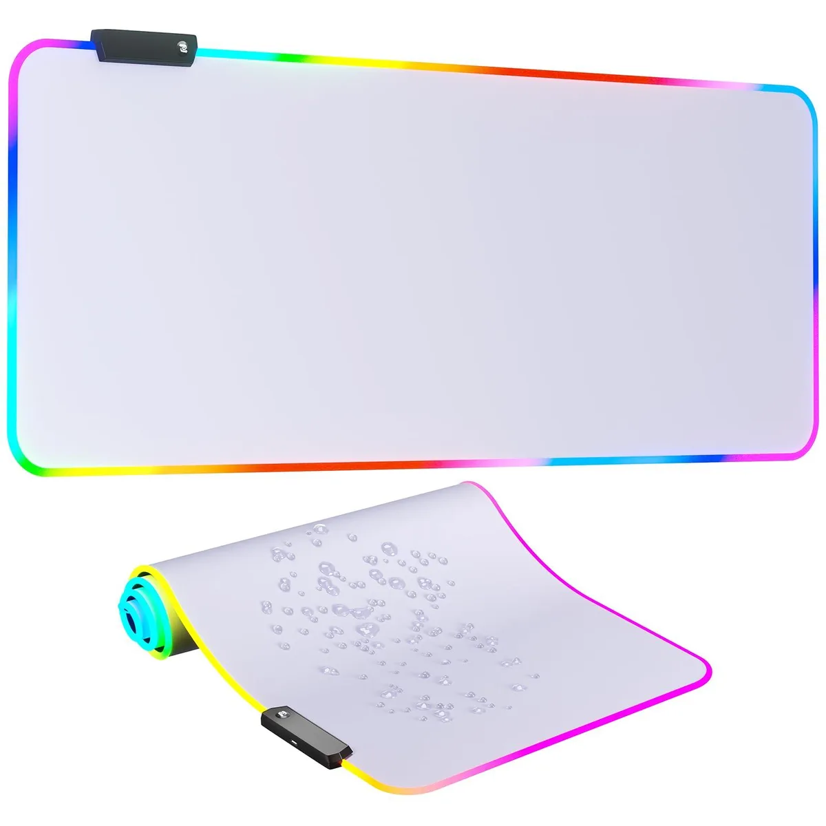 KEHIPI KEHIPI RGB Mouse Pad 31.5 x 12 in White — product photo