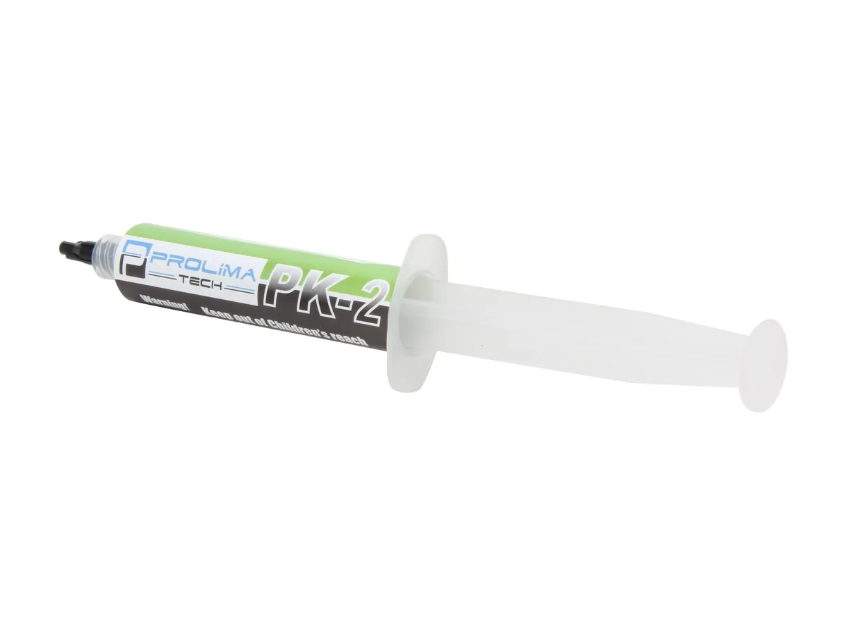 White thermal paste in a 30g syringe tube