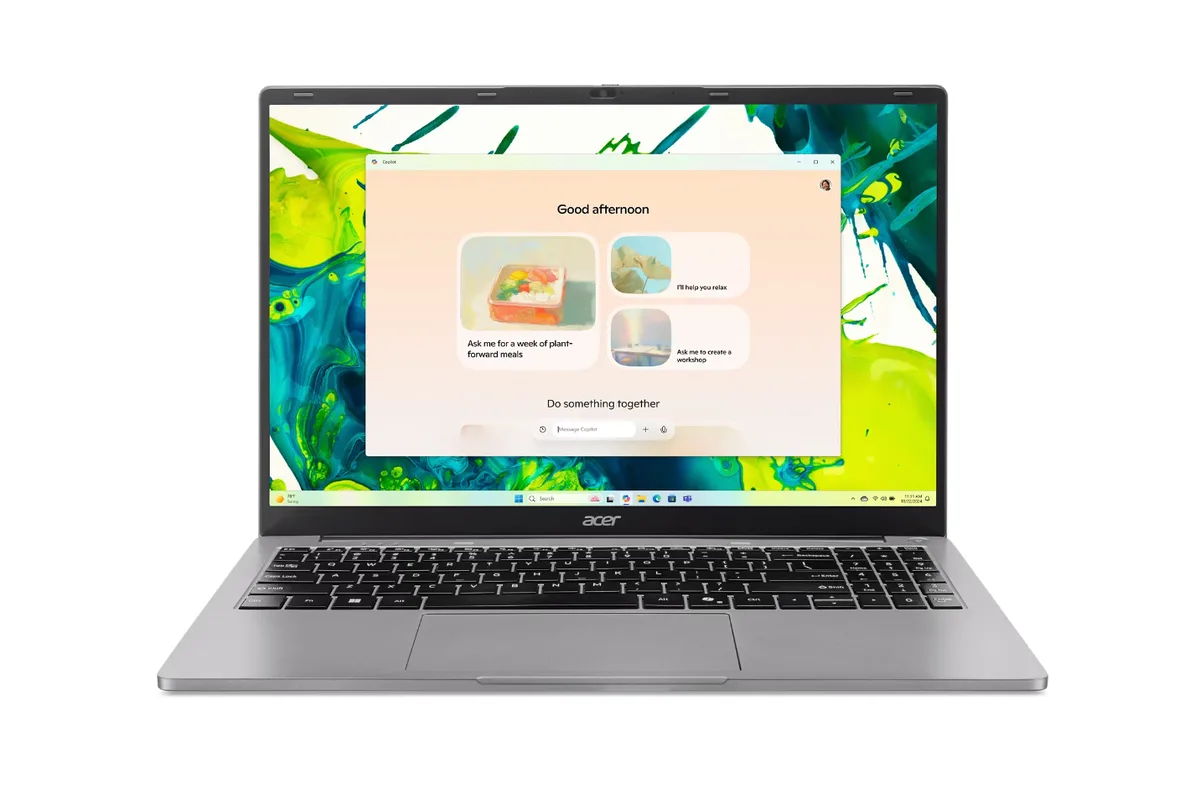 Acer America Acer Aspire Lite 15 AL15-35P-C3NH laptop, Intel Celeron N4500, 8GB DDR4, 128GB SSD, 15.6" FHD IPS — product photo