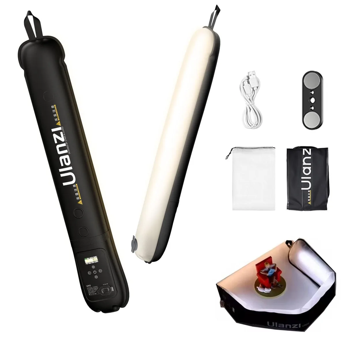  ULANZI L092 12W Bi-Color Inflatable Tube Light — product photo