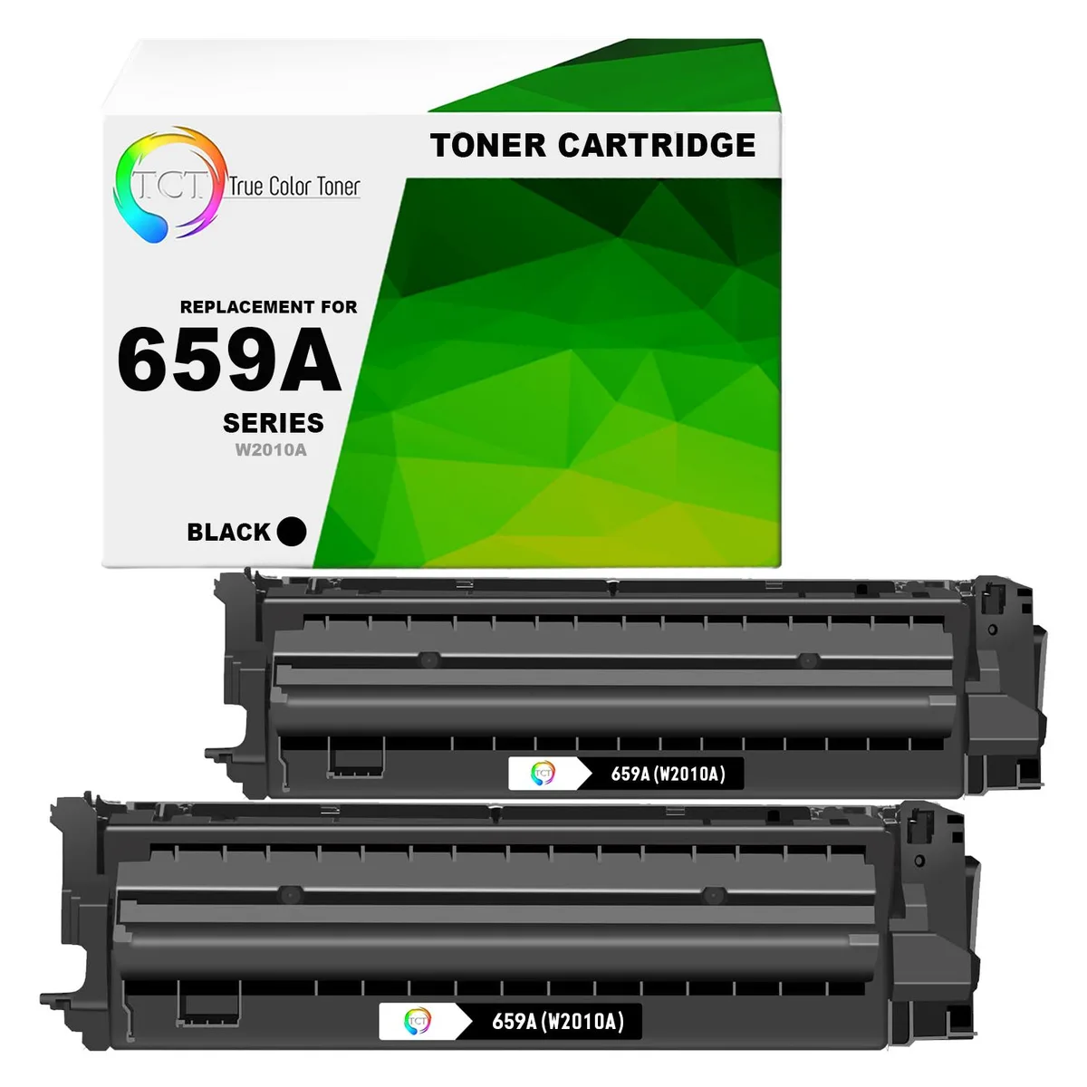 TCT TCT 659A Black Toner Cartridge 2 Pack W2010A 16000 Pages — product photo