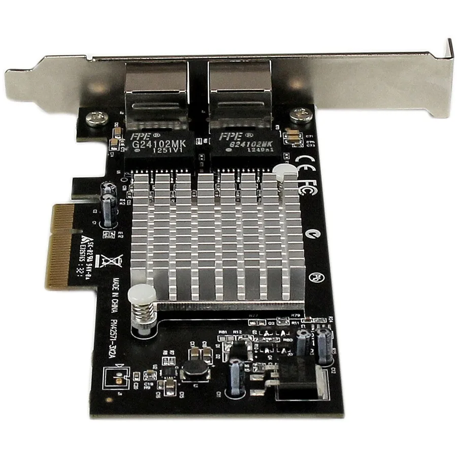 STARTECH STARTECH ST2000SPEXI dual-port Gigabit Ethernet network card — product photo