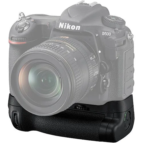 Nikon MB-D17 vertical battery grip in black with shutter button and controls