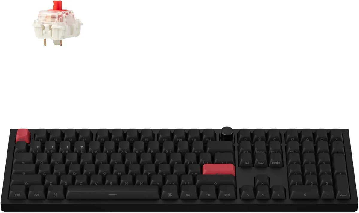 TUKO TUKO Q6 Max Full-Size Mechanical Gaming Keyboard Black — product photo