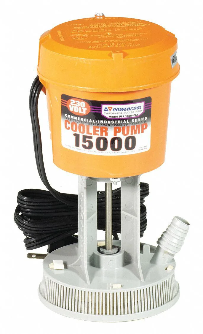 Essick Air re-circulating pump, plastic housing, steel shaft, 230V, 0.85A