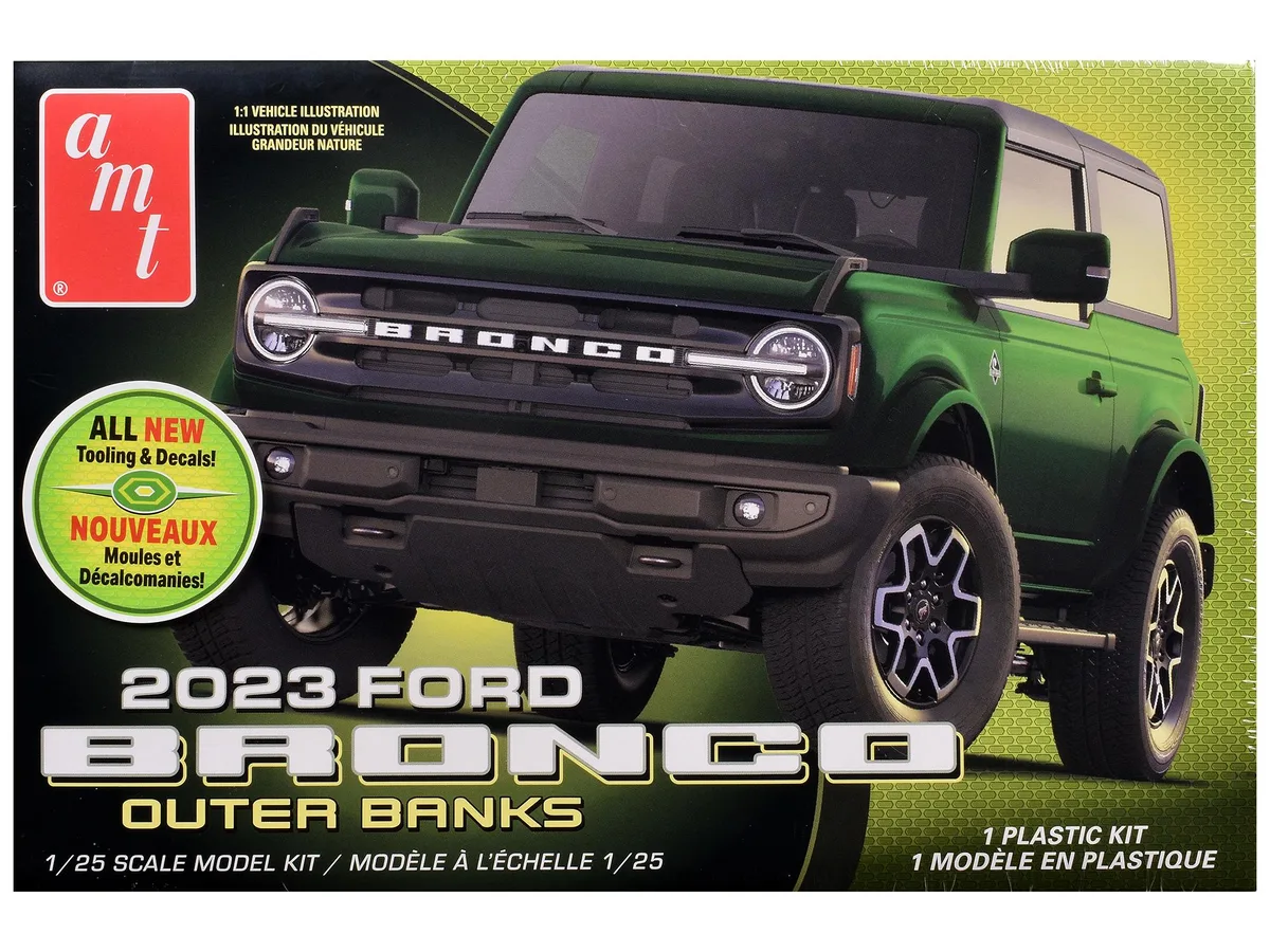 AMT AMT 2023 Ford Bronco Outer Banks 1/25 Scale Model Kit 115 Parts — product photo