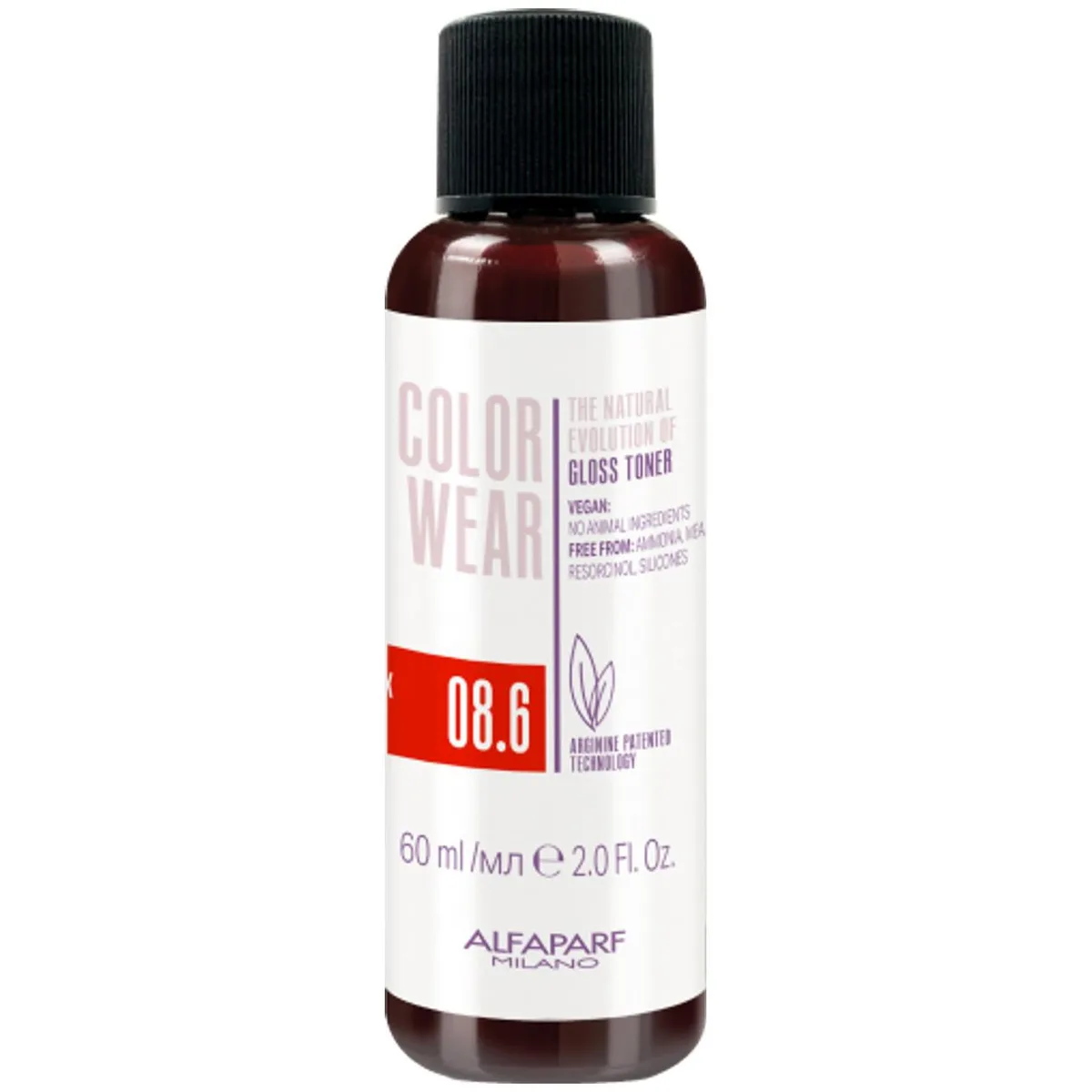 AlfaParf AlfaParf Color Wear Gloss Toner 8.6 Soft Light Red Blonde 60ml hair care — product photo