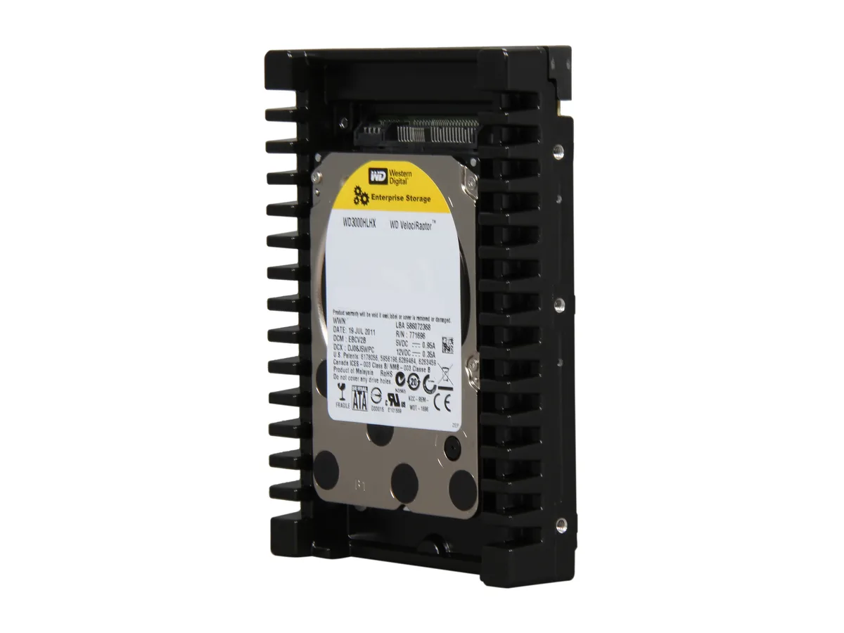 Western Digital Western Digital WD3000HLHX VelociRaptor 300GB 10000 RPM 32MB SATA 6.0Gb/s 3.5" internal hard drive — product photo