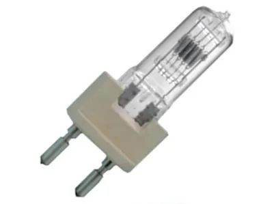 Clear tubular halogen capsule with T8 base and press design, 1200W 80V rating