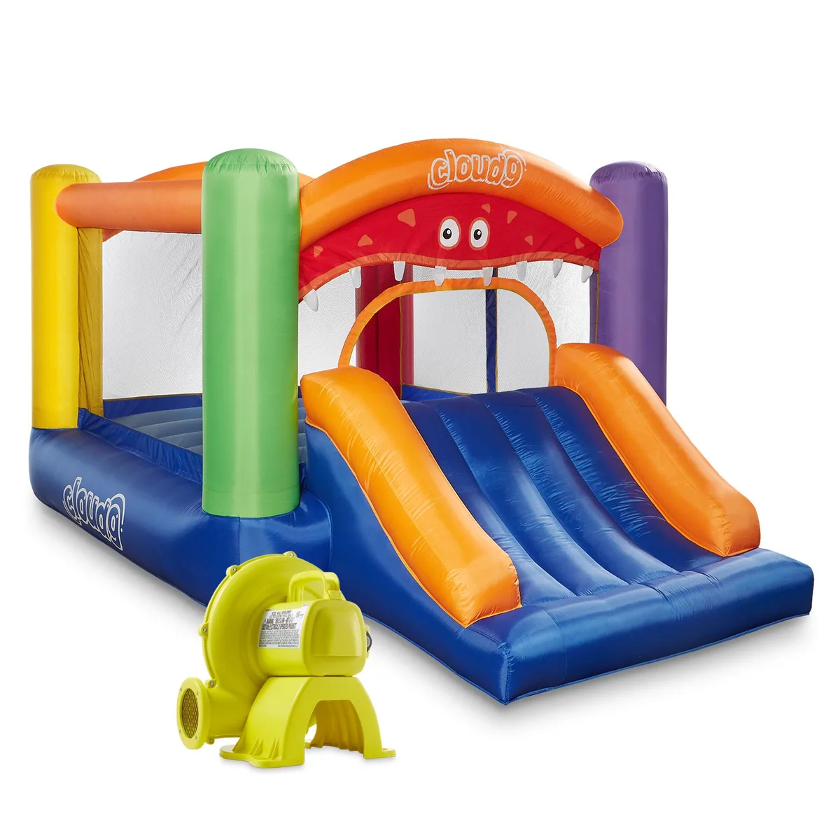 Cloud Nine Cloud Nine Monster Theme Bounce House 12' x 8' x 6' 450W Blower — product photo