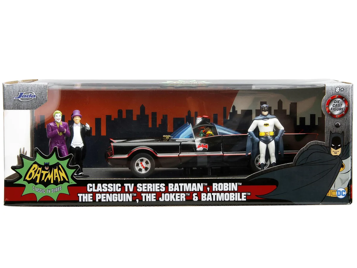 Jada Jada 1966 Classic Batmobile 1/24 Scale with Figures — product photo