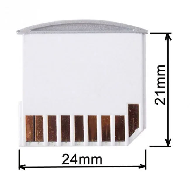SHENZHEN JIMIER ELECTRONICS CO,. LTD. SHENZHEN JIMIER ELECTRONICS CO,. LTD. Micro SD to SD Adaptor Kit White EP-063 — product photo