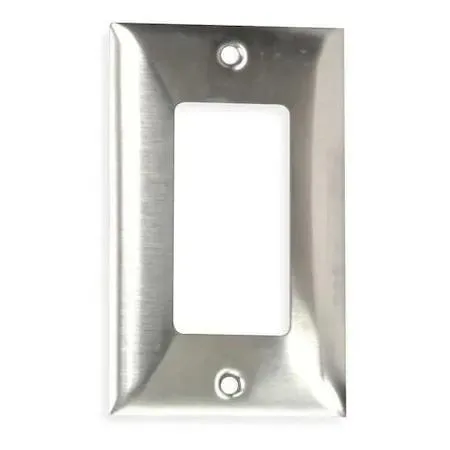 Hubbell Incorporated Hubbell Incorporated WALLPLATE 1-G GFCI SS Home Entertainment — product photo