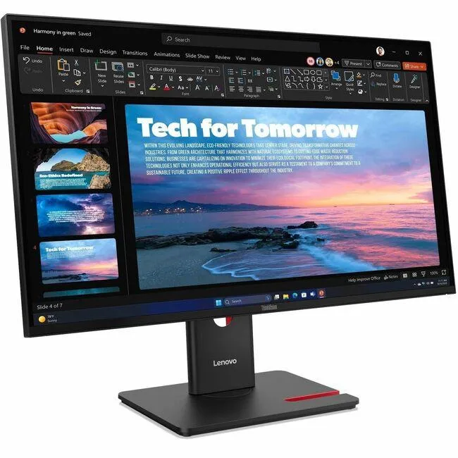 Lenovo Lenovo ThinkVision T27QD-40 64AAGAR2UZ 27 inch monitor — product photo