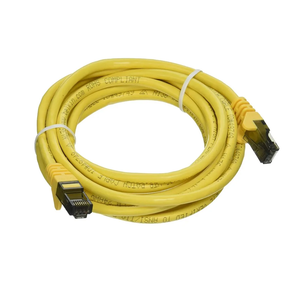 Belkin Belkin A3L980-10-YLW-S Cat6 network ethernet cable 10 ft yellow — product photo