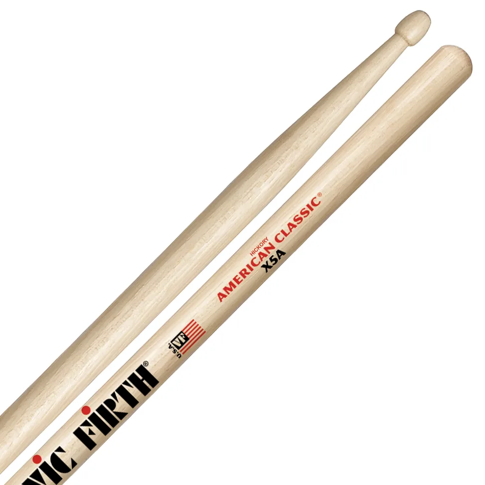 Vic Firth Vic Firth Extreme 5A American Classic Hickory Drumsticks Wood Tip Pair — product photo