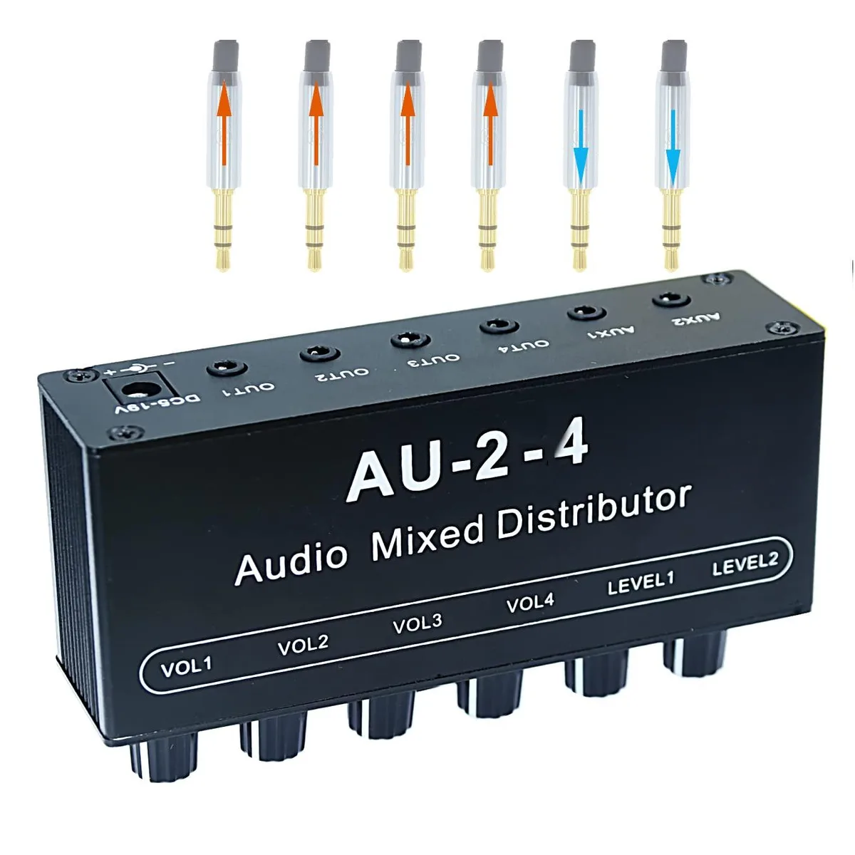 Audio-Technica 2-in 4-out Headphone Amplifier 3.5mm Mixer — product photo