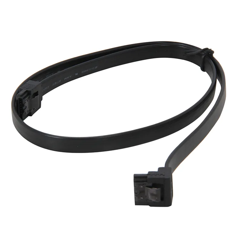 EN-Labs EN-Labs SATA cable 2ft 180 to 90 degree latch Black — product photo
