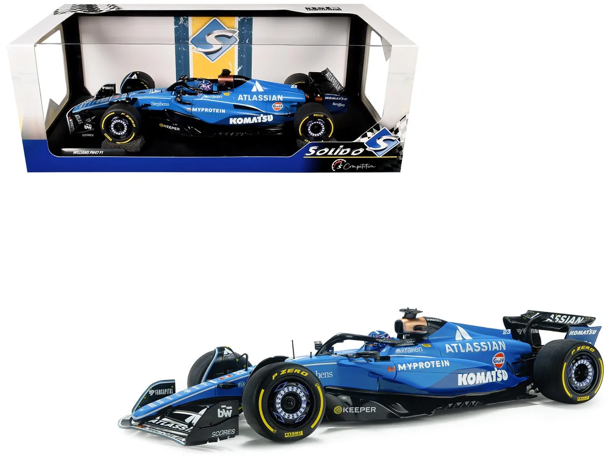 Solido Solido Williams FW47 #23 Alex Albon Atlassian Australian GP 2025 Competition 1/18 Diecast hobby collectible — product photo
