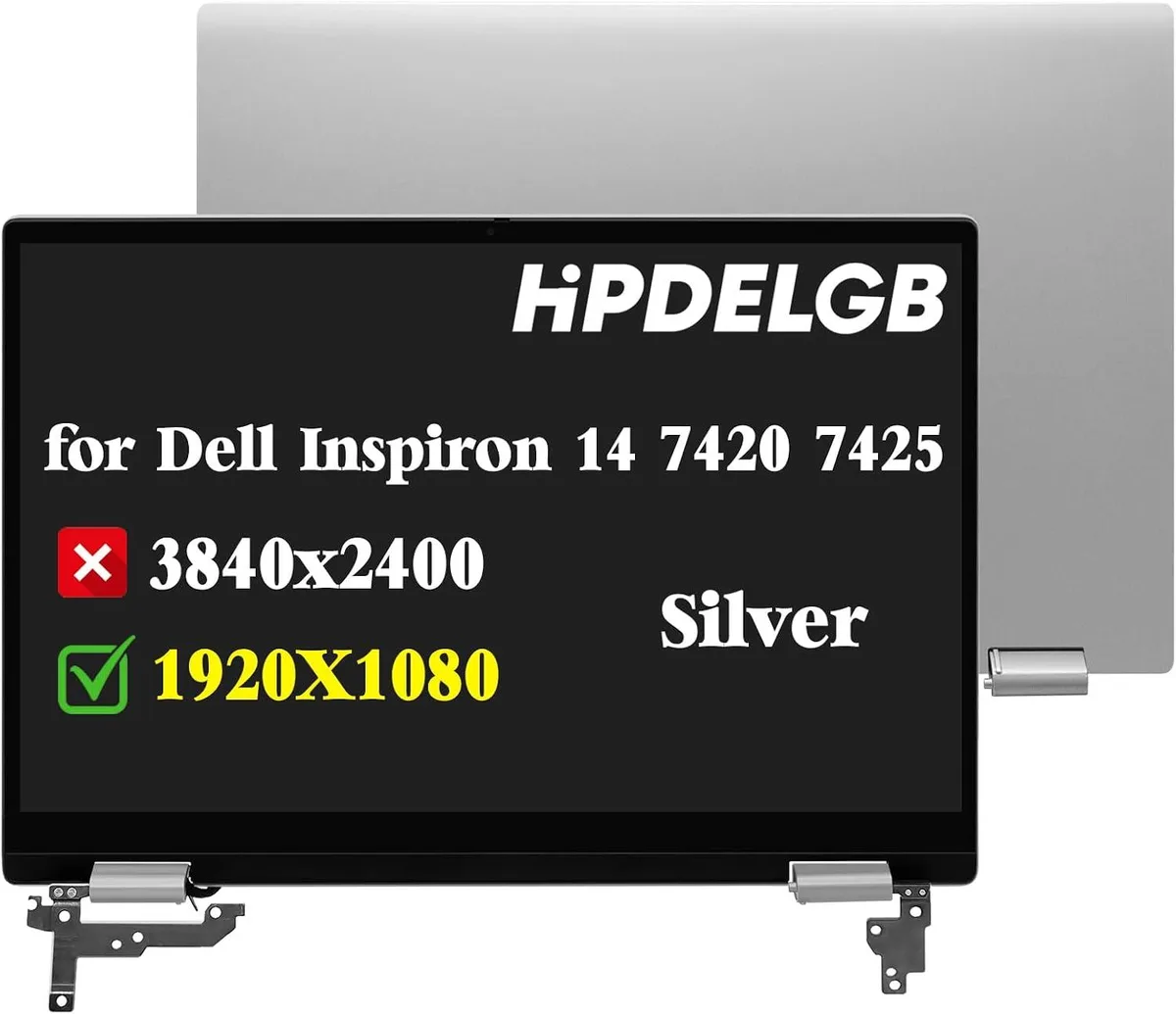 NUOLAISUN NUOLAISUN laptop screen for Dell Inspiron 14 7420 7425 2-in-1 14.0" 1920x1080 Silver — product photo