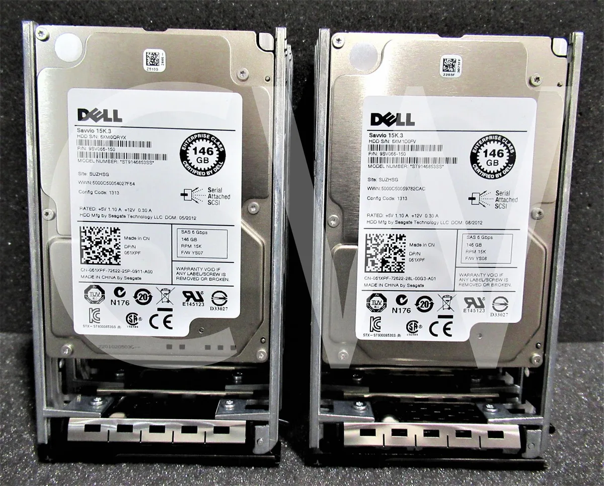 DELL DELL ST9146853SS 146GB 15000RPM SAS 2.5" internal hard drive — product photo