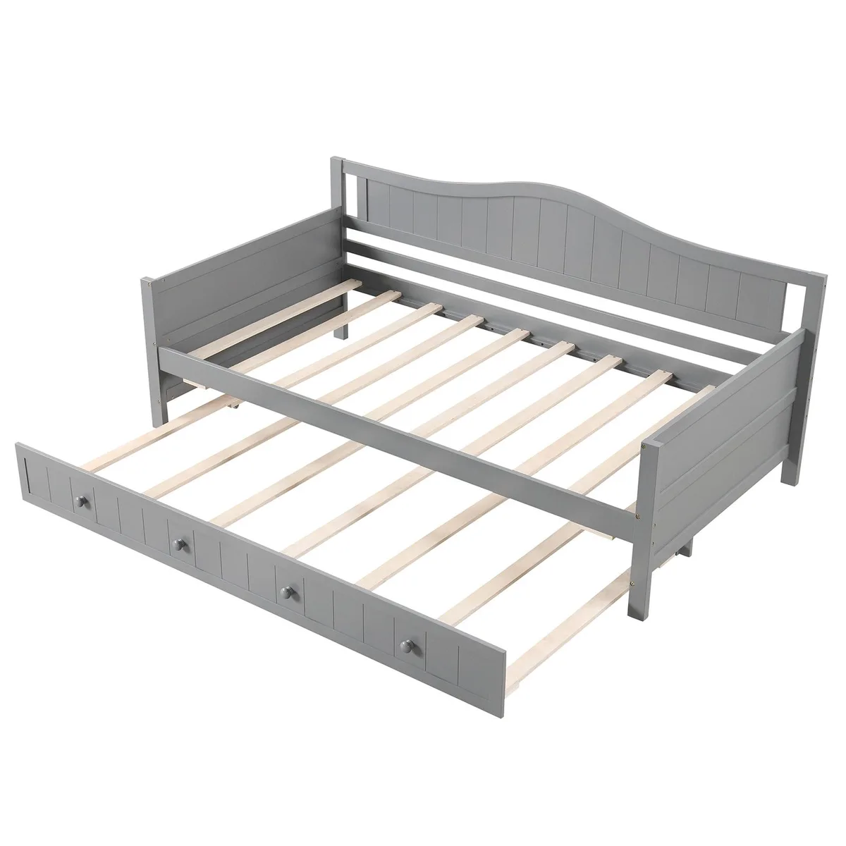 SlickBlue SlickBlue Daybed with Trundle Twin Grey 79.5" x 41" x 33 — product photo